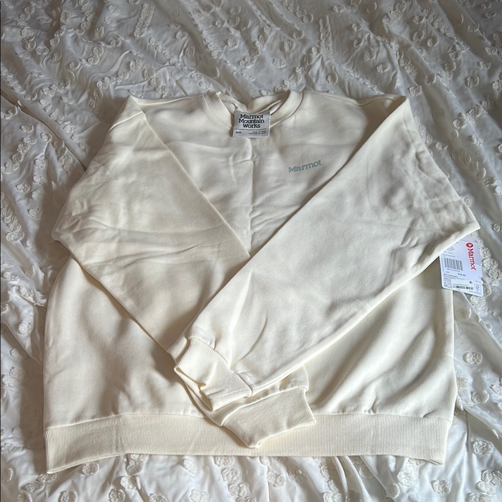 Marmot Off-White Crewneck Sweatshirt